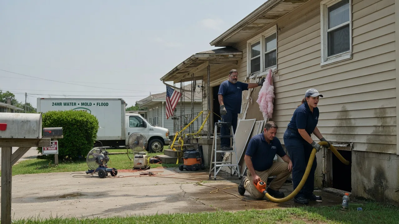 Water Damage Repair in Quinton, OK near me